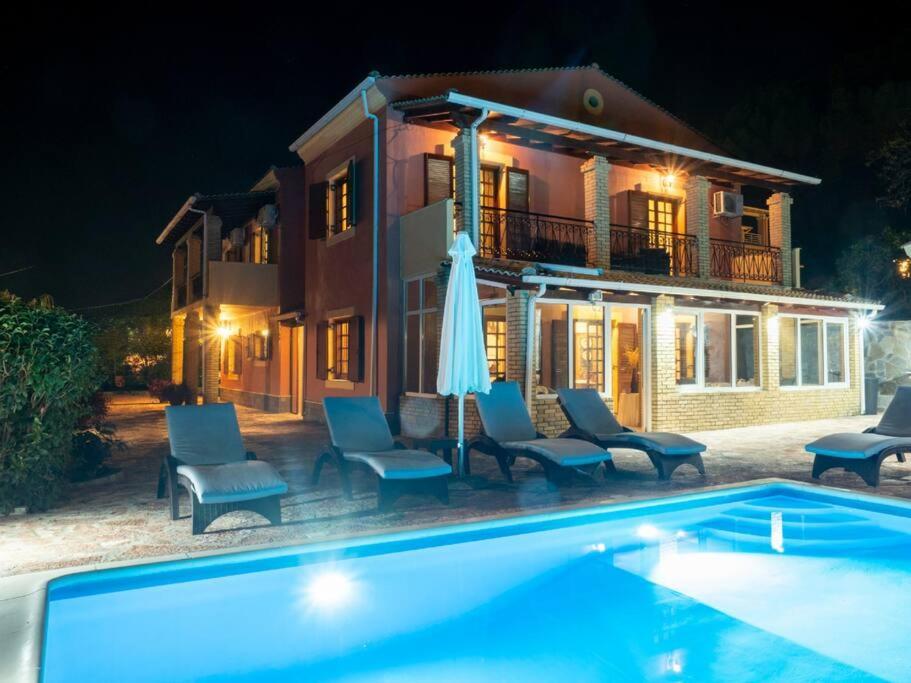 Poli House Family Villa W/ Pool Korfu Dış mekan fotoğraf