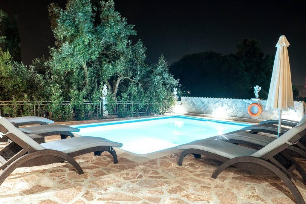 Poli House Family Villa W/ Pool Korfu Dış mekan fotoğraf