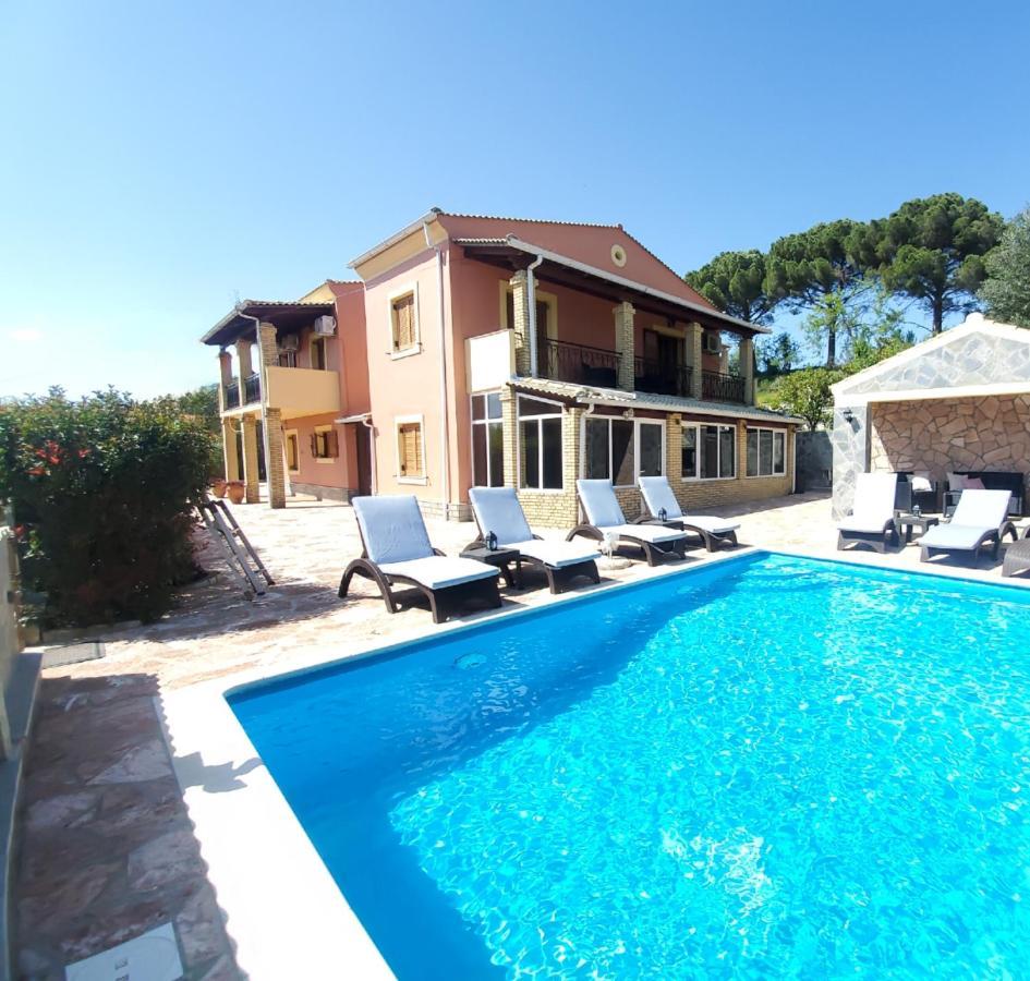 Poli House Family Villa W/ Pool Korfu Dış mekan fotoğraf